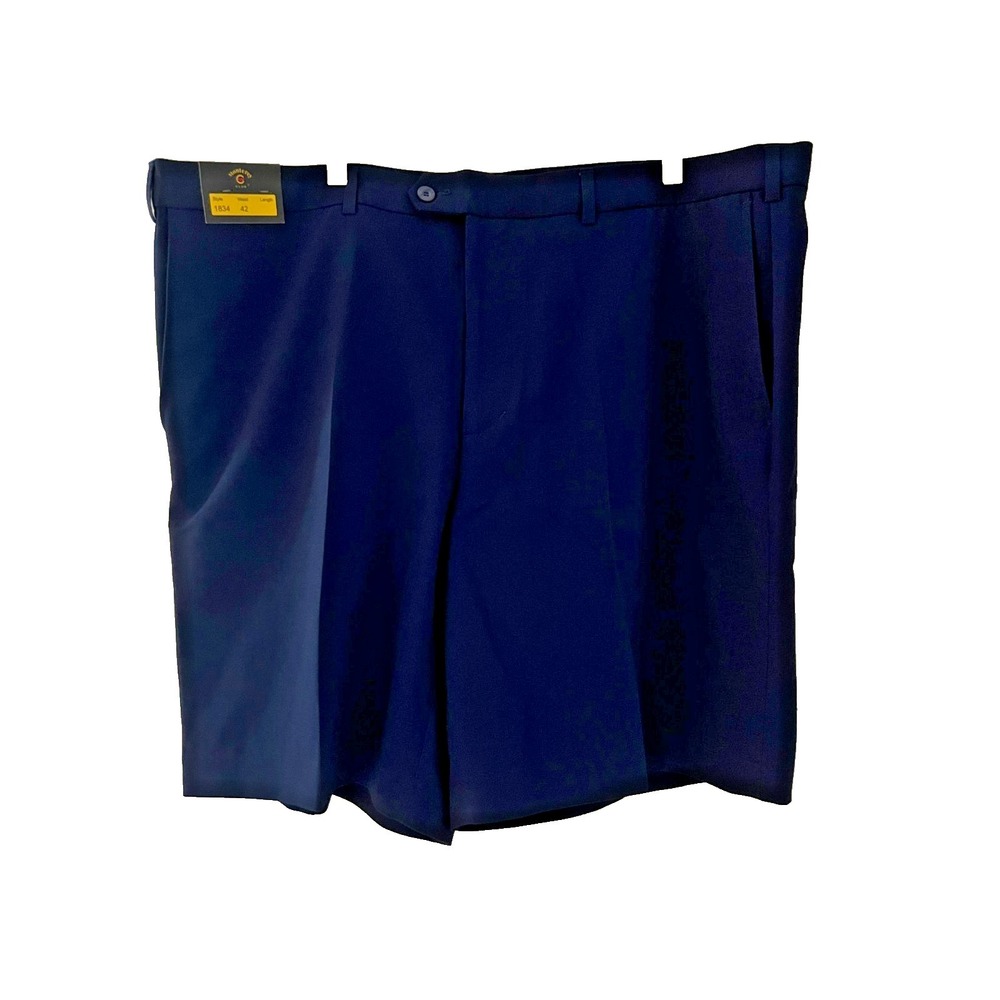Monterey‎ Club Golf Shorts Mens Size 42 Chino Classic Navy Blue NEW